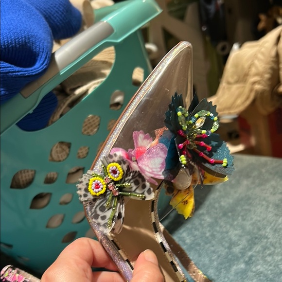 Betsey Johnson Women's Multicolor Butterfly Heels - Picture 7 of 9